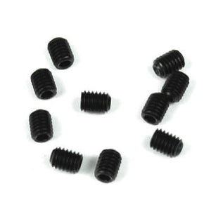 Tekno TKR1601 M3x4mm Set Screws (Black 10pieces) EB410 MT410 NB48 SCT410