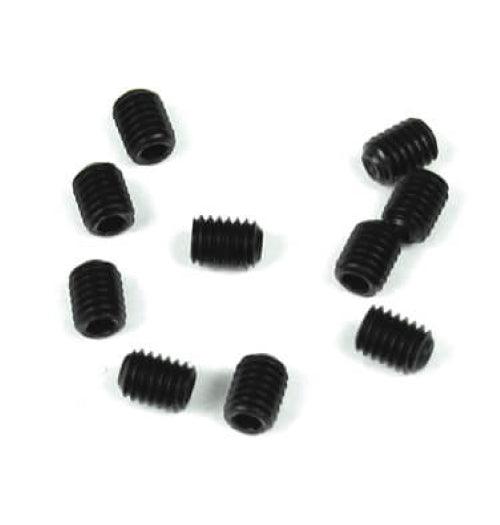 Tekno TKR1601 M3x4mm Set Screws (Black 10pieces) EB410 MT410 NB48 SCT410