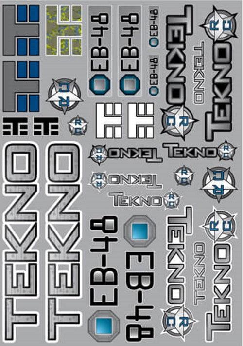 Tekno TKR5247 Decal/Sticker Sheet EB48
