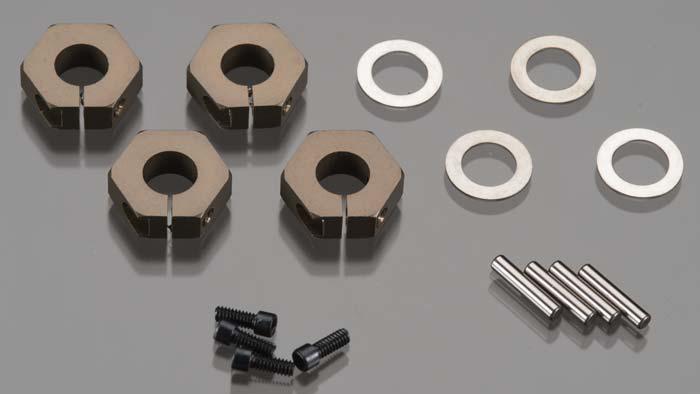 Tekno RC TKR5571A 12mm Aluminum Wheel Hex Set (4) SCT410