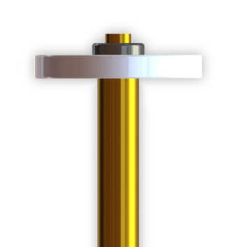 Tekno Shock Piston Blanks (CNC, Flat/Flat 16 Dimples) EB48 EB48SL ET48 MT410