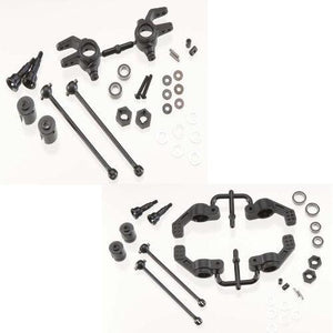 Tekno RC M6 Front & Rear Driveshafts & Steering Block Set Stampede/Slash 4x4