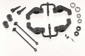 Tekno RC M6 Front & Rear Driveshafts & Steering Block Set Stampede/Slash 4x4