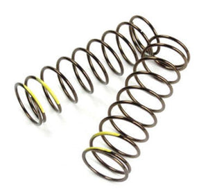 Tekno RC LF Shock Spring Set (Front 1.6×9.7 4.47lb/in, 75mm, Yellow) EB48 NB48