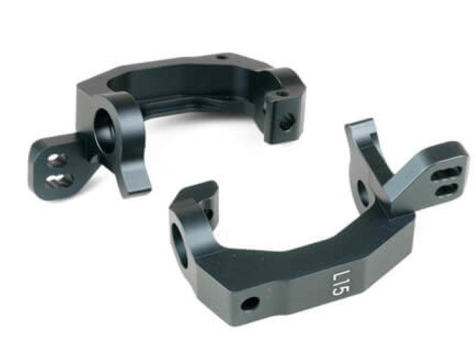 Tekno TKR9048A Spindle Carriers (Left/Right Aluminum 15 degree 2.0) ET48 2.0