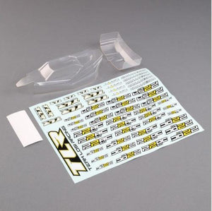 Losi Racing TLR230012 Lightweight Body & Wing Clear 22 5.0