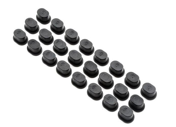 Losi Racing TLR254002 Adjustable Hinge Pin Brace Inserts 5IVE B 5IVE T MINI WRC