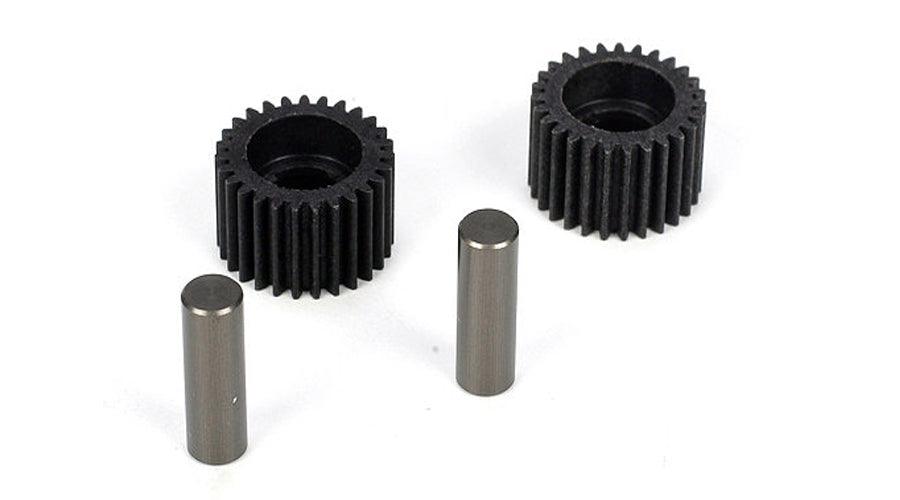 Losi TLR2966 Idler Gear & Shaft Set (2) TLR ALL 22/T-SCT-2.0 22 4.0
