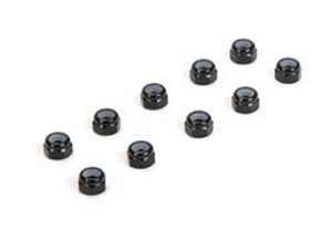 Losi TLR336004 M3 Aluminum Lock Nut Black (10) 22-4 22 3.0 22 3.0 Spec 22sct 3.0