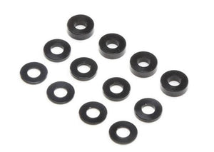 Losi M3 Caster Block Aluminum Washer Set Black 22 5.0 22X-4 8 XT / XTE