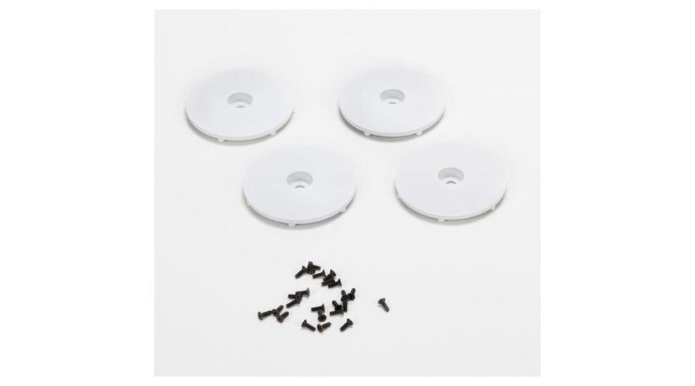 Losi TLR43007 Wheel Disk White w/Screws (4) 22SCT