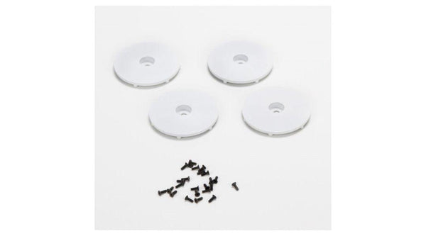 Losi TLR43007 Wheel Disk White w/Screws (4) 22SCT