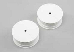Losi TLR43017 Front Wheel, Stiffezel, 12mm Hex, White(2): 22 4.0