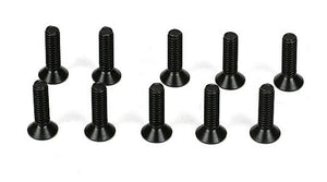 Losi 3x10mm Flat Head Screws TLR 22 / 22T / 22SCT / 22 2.0 / 22 4.0 22X-4