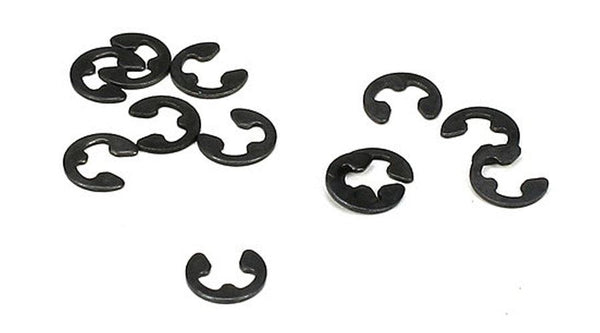 Losi TLR6105 3mm Shaft E-Clip Set (12) TLR 22 / 22T / 22SCT / 22 2.0 / 22 4.0