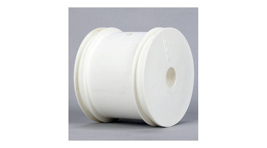 Losi TLR7003 2.2" 1/10 Stadium Truck Wheels (White) 2 TLR 22T