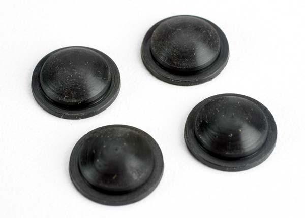 Traxxas 1765 Rubber Shock Diaphragms (4) for Plastic Shocks Slash E-Maxx - Echo Six Hobbies