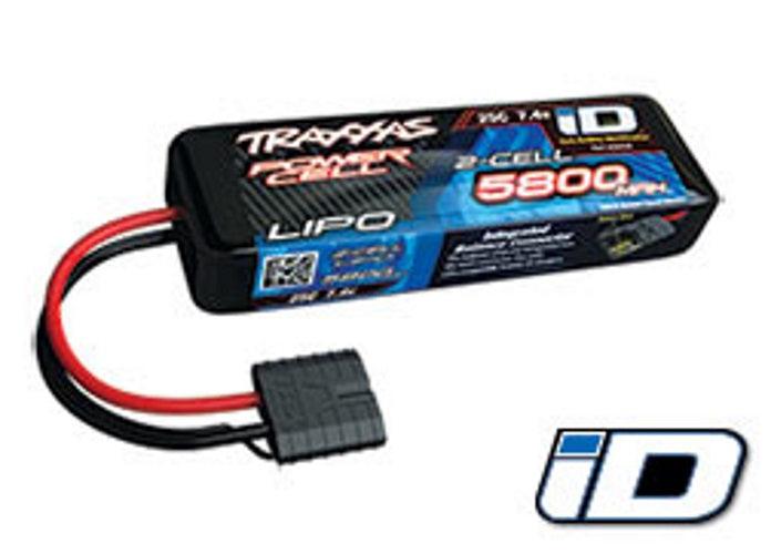 Traxxas 2843X LiPo Battery 2S 7.4V 5800mAh 25C w/iD Connector Desert Racer