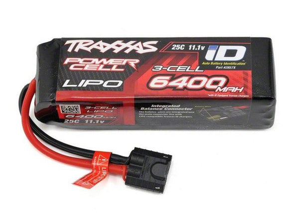 Traxxas 2857X 11.1V 6400mAh 3S 25C LiPo Battery w/ Traxxas ID Connector
