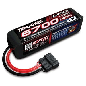 Traxxas 2890X 4S 14.8V 6700mAh 25C LiPo Battery w/ iD Connector X-Maxx