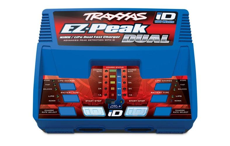 Traxxas 2972 EZ-Peak Plus 8A NiMH / LiPo Dual Battery Charger w/ iD