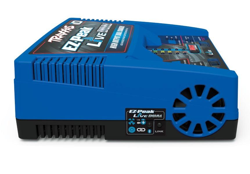Traxxas 2973 EZ-Peak Live Multi-Chemistry Dual Battery Charger w/Auto iD 4s 200w