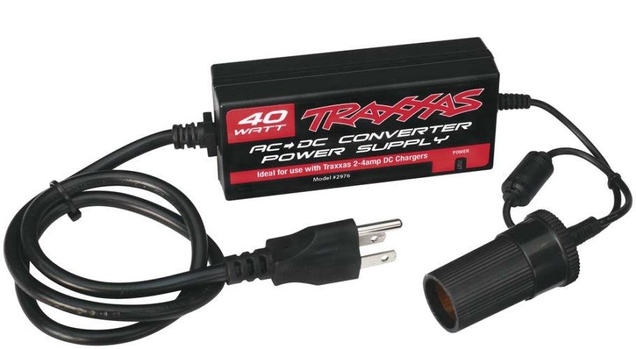 Traxxas 2976 AC to DC Power Supply Adapter for Traxxas 2-4 amp DC Charger