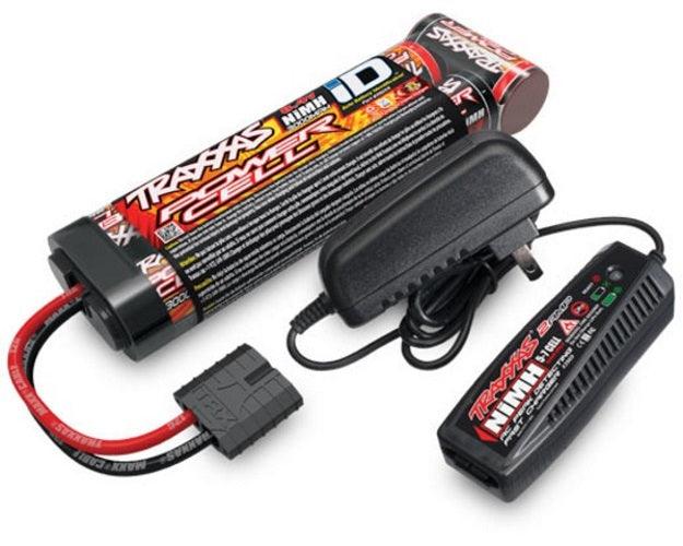 Traxxas 2983 NiMH 7C 8.4V 3000mAh w/iD Connector Battery w Charger
