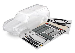 Traxxas 8112 Clear Body with camper TRX-4 Rock Crawler