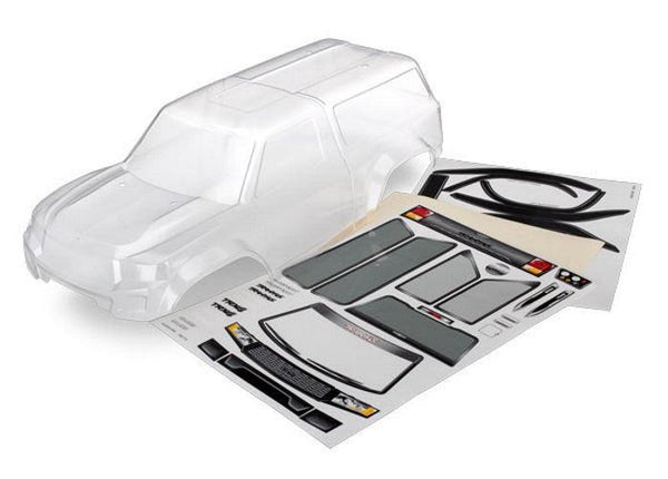 Traxxas 8112 Clear Body with camper TRX-4 Rock Crawler