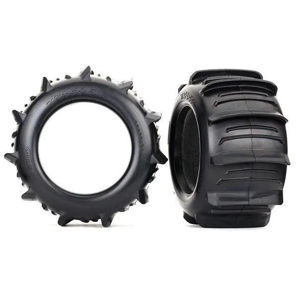PowerHobby Traxxas TRA8673, 3.8" Monster Truck Paddle Tires (2)
