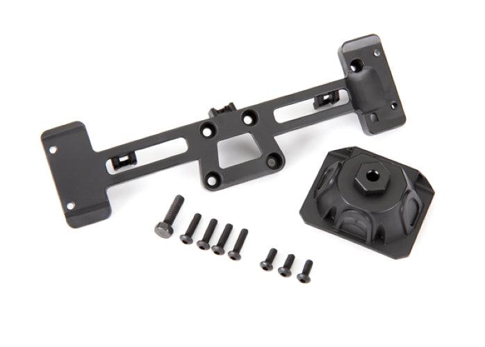 Traxxas 9219 Spare Tire Mount /Mounting Bracket /3x8 BCS (Fits #9211 Body) TRX-4