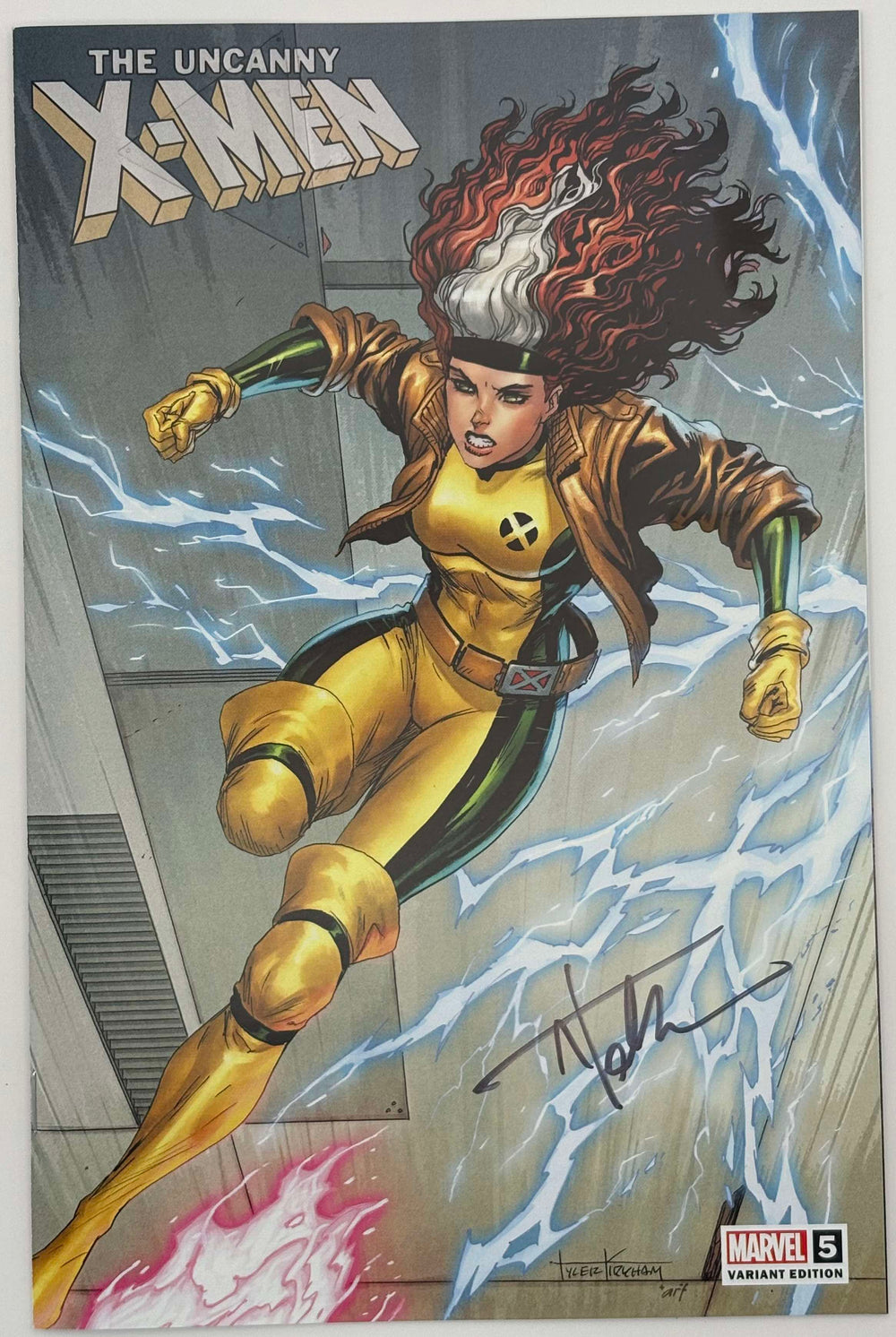 [Signed by Tyler Kirkham] UNCANNY X-MEN #5 Kirkham Unknown Tyler Kirkham Exclusive Var