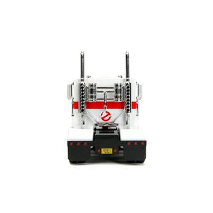 ToyShnip Transformers G1 Optimus Prime Big Rig with Ghostbusters Ecto-1 Graphics 1:24 Scale Die-Cast Metal Vehicle — Action