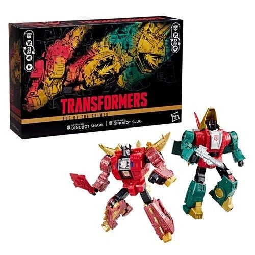 ToyShnip Transformers Generations Selects Age of the Primes Leader Class G2 Universe Dinobots Slug and Snarl — Toys & Games