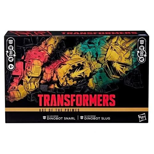 ToyShnip Transformers Generations Selects Age of the Primes Leader Class G2 Universe Dinobots Slug and Snarl — Toys & Games