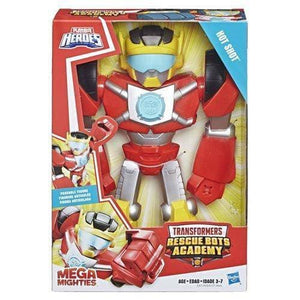 ToyShnip Transformers Rescue Bots Academy Mega Mighties 9-Inch Action Figure -Hot Shot — Toys & Games