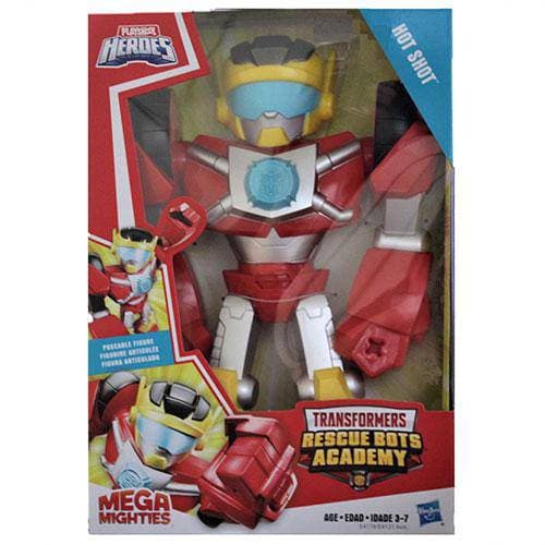 ToyShnip Transformers Rescue Bots Academy Mega Mighties 9-Inch Action Figure -Hot Shot — Toys & Games