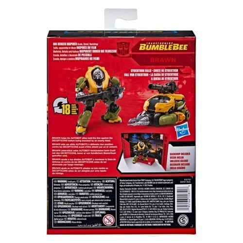 ToyShnip Transformers Studio Series Deluxe Brawn (Bumblebee) — Action & Toy Figures