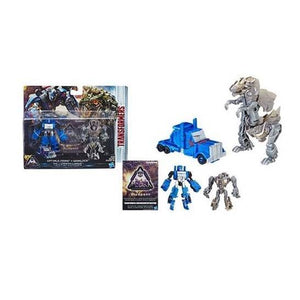 ToyShnip Transformers The Last Knight Legion 2-Pack - Optimus Prime and Grimlock - Toys R — Toys & Games