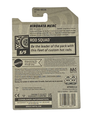 Hot Wheels Hirohata Merc | Rod Squad Series 5/5
