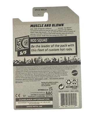 Hot Wheels Muscle and Blown | Rod Squad Series 5/5