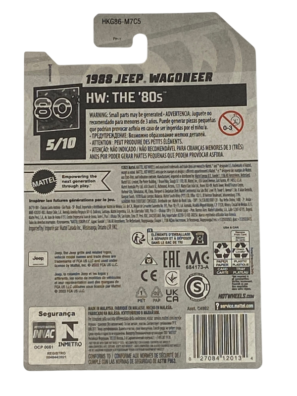 Hot Wheels 1988 Jeep Wagoneer | The '80s Series 5/10