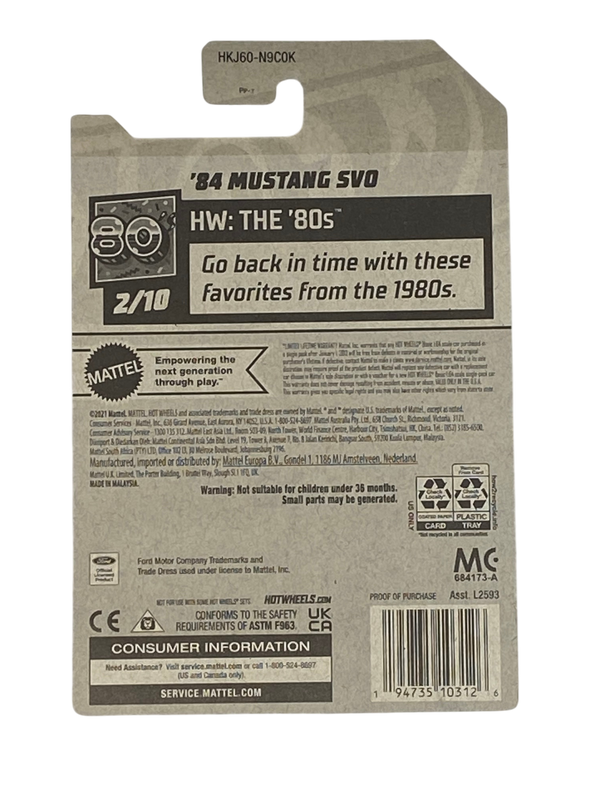 Hot Wheels '84 Mustang SVO | The '80s Series 2/10
