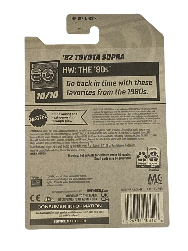 Hot Wheels '82 Toyota Supra | The '80s Series 10/10