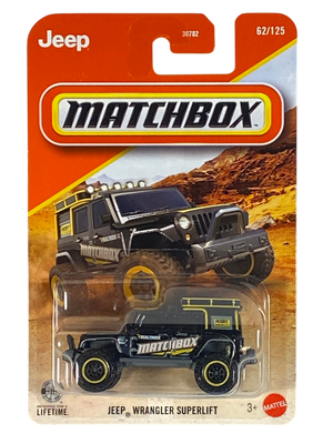 Matchbox Jeep Wrangler Superlift | Matchbox Series 62/125