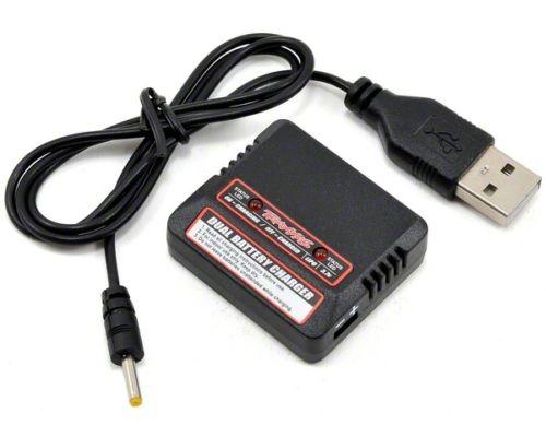 Traxxas 6238 QR-1 DR-1 Dual-Port USB Lipo Charger TRA6238 Quadcopter