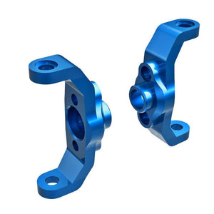 Traxxas 9733-BLUE TRX-4M Left & Right Aluminum Caster Blocks