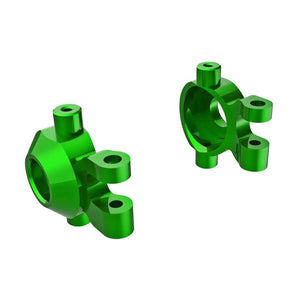 Traxxas 9737-GRN TRX-4M Aluminum Steering Blocks (Green) (2)