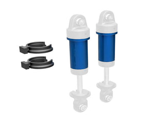 Traxxas 9763-BLUE TRX-4M Gray Aluminum GTM Shock Body TRX-4M (2) Blue